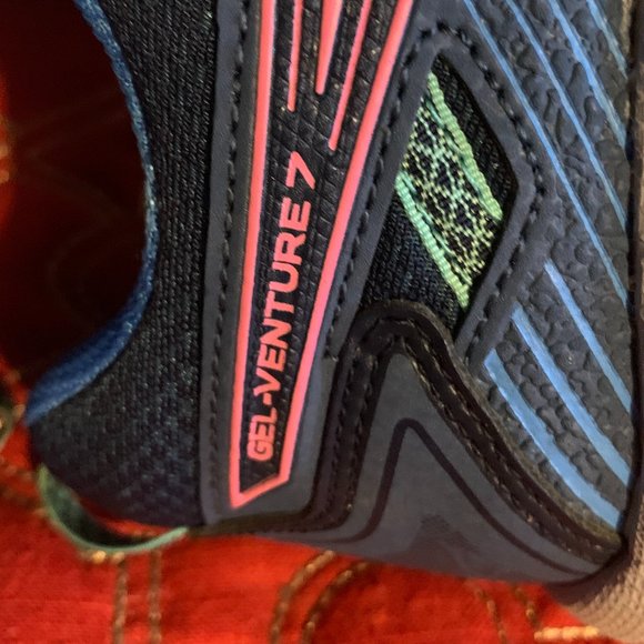 ASICS Gel-Venture 7 Running Shoes Blue Pink Womens Sz 11 - Picture 8 of 10